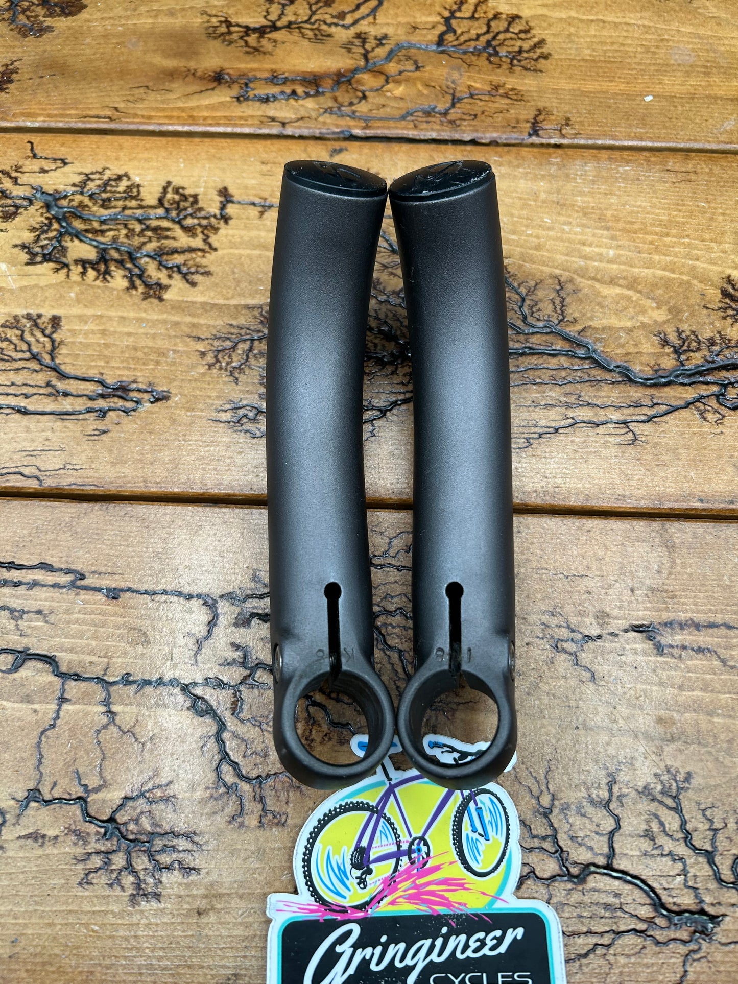 Icon Gray Aluminum Bar Ends