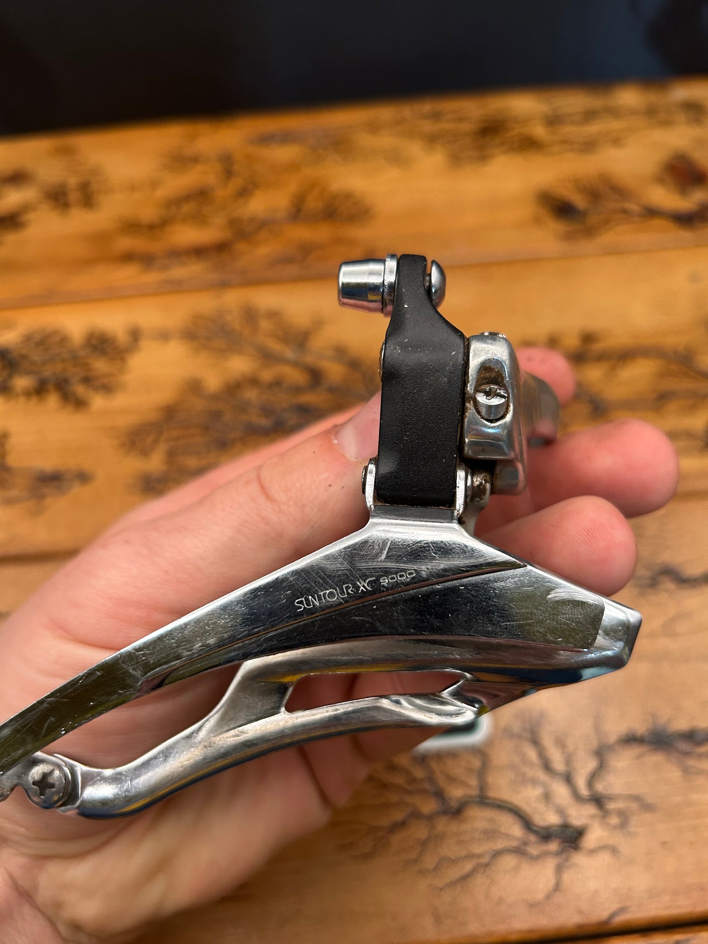 Suntour XC 9000 28.6mm Bottom Pull Front Derailleur