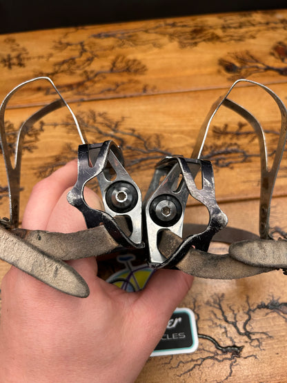 Suntour Superbe PL-4000 Pedals With Christophe Toe Cages
