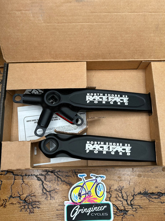 Raceface North Shore XC 110/74 BCD Triple 175mm Square Taper Crankset NOS