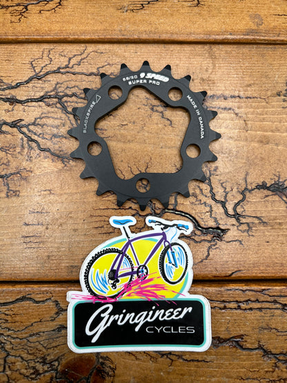 Blackspire Super Pro 20 Tooth 9 Speed 58 BCD 5 Bolt Chainring NOS