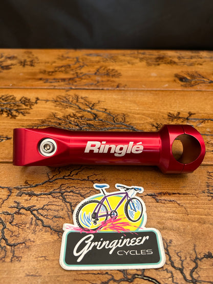 Ringle Zooka Red 135mm 0 Degree 1 1/8 Threadless Stem NOS
