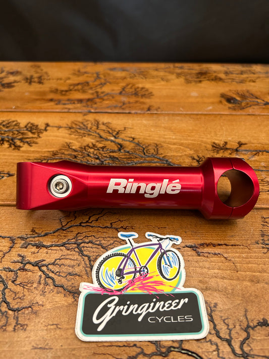 Ringle Zooka Red 135mm 0 Degree 1 1/8 Threadless Stem NOS