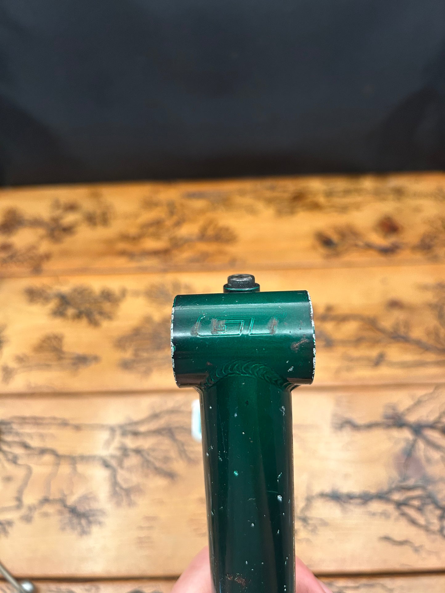 GT 145mm Dark Green 1 1/8 Inch Quill Stem