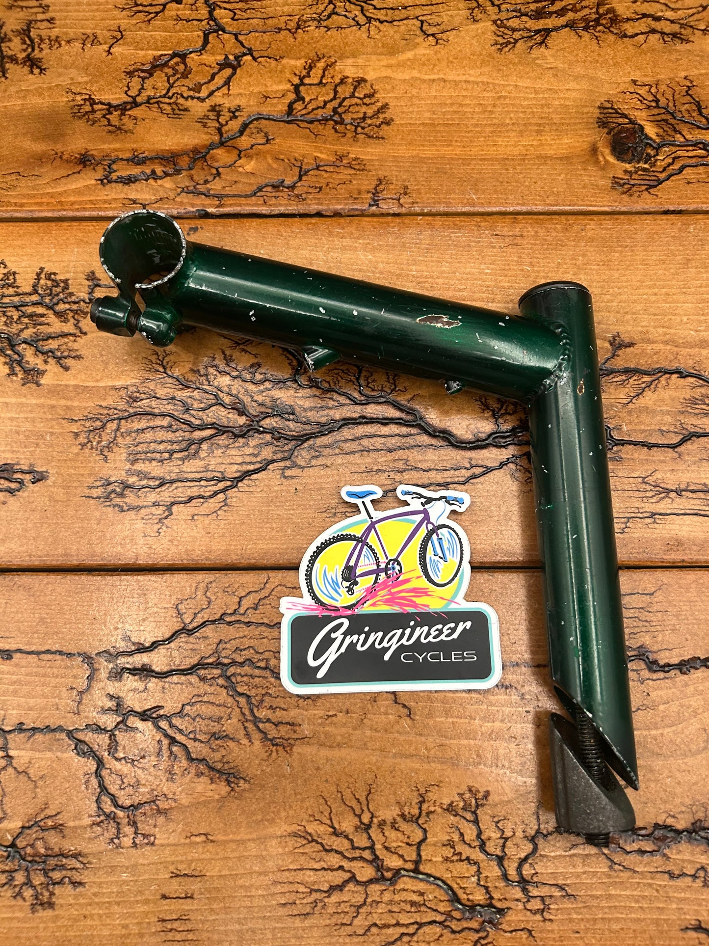 GT 145mm Dark Green 1 1/8 Inch Quill Stem