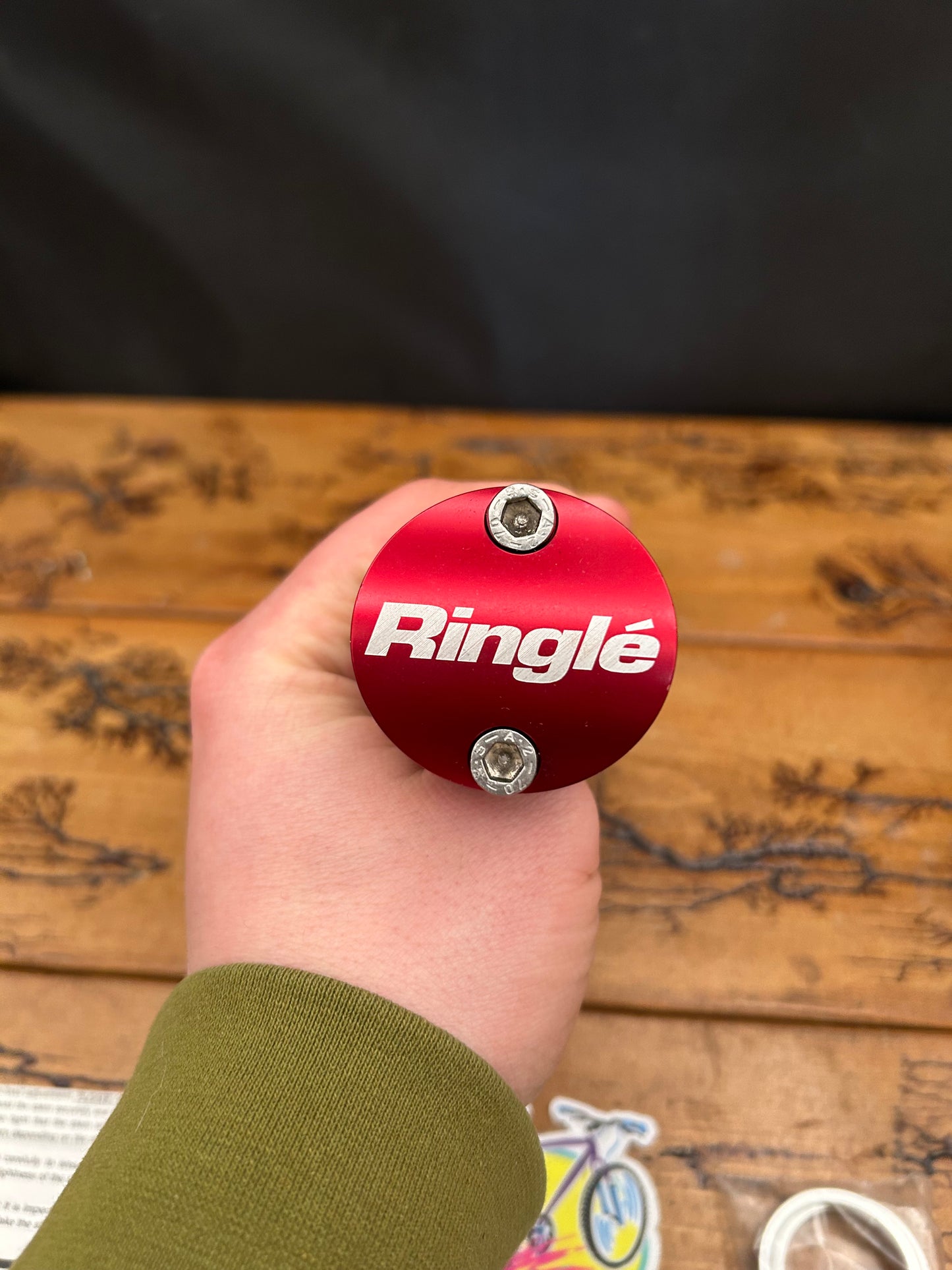 Ringle Zooka Red 135mm 0 Degree 1 1/8 Threadless Stem NOS