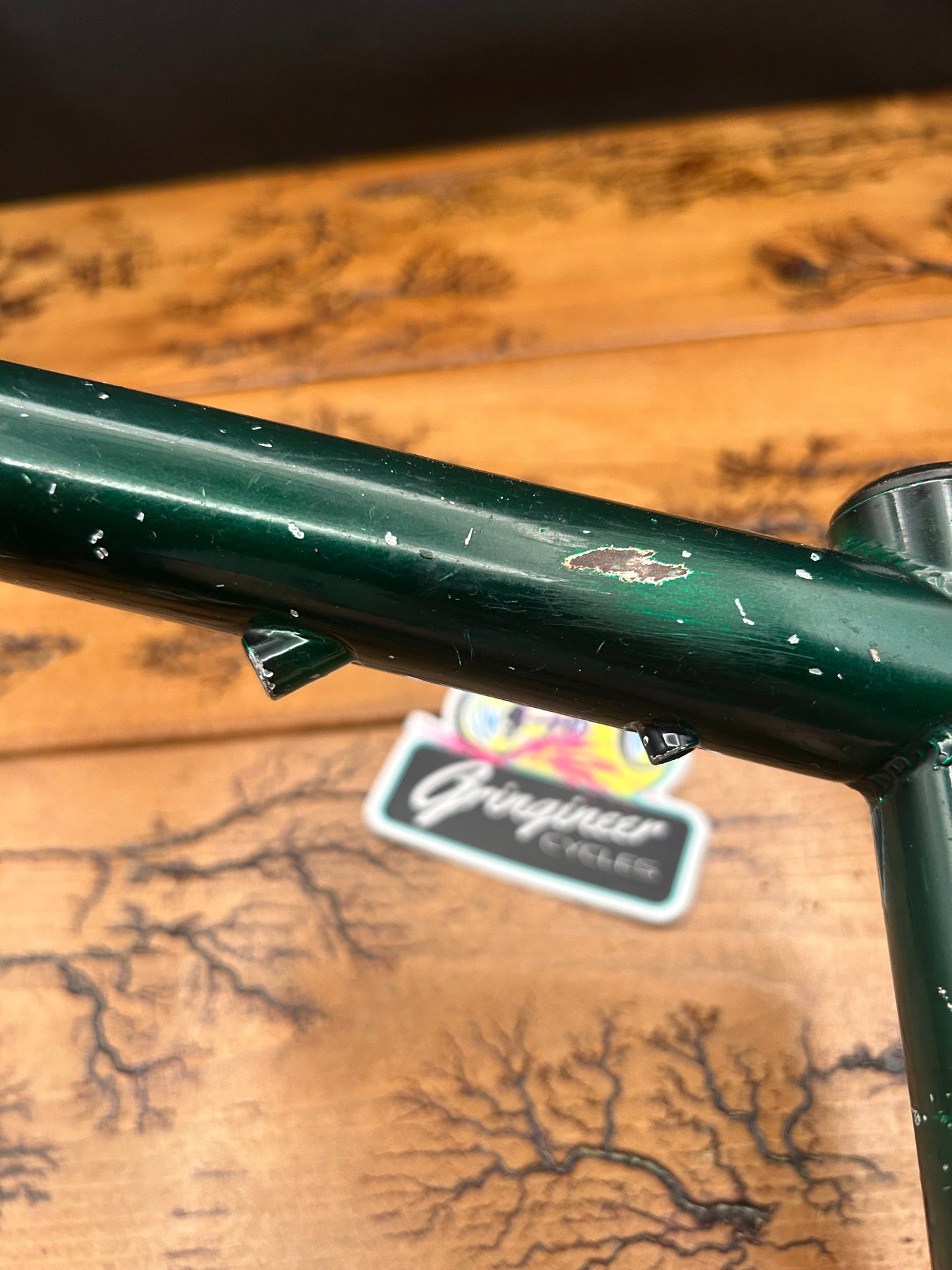 GT 145mm Dark Green 1 1/8 Inch Quill Stem