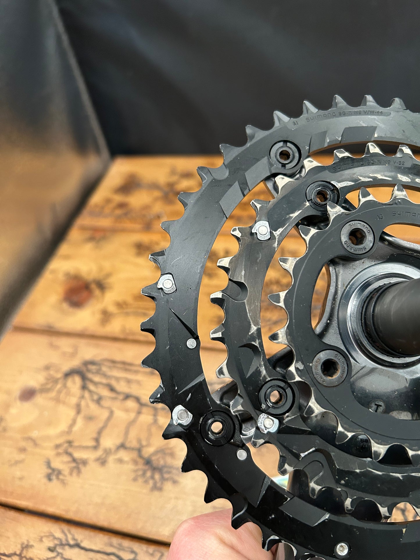 Shimano XTR FC-M960 44/32/22 170mm Crankset With Bottom Bracket