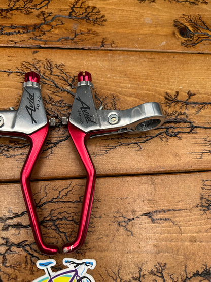 Avid SD-2.0 Red And Silver Brake Levers