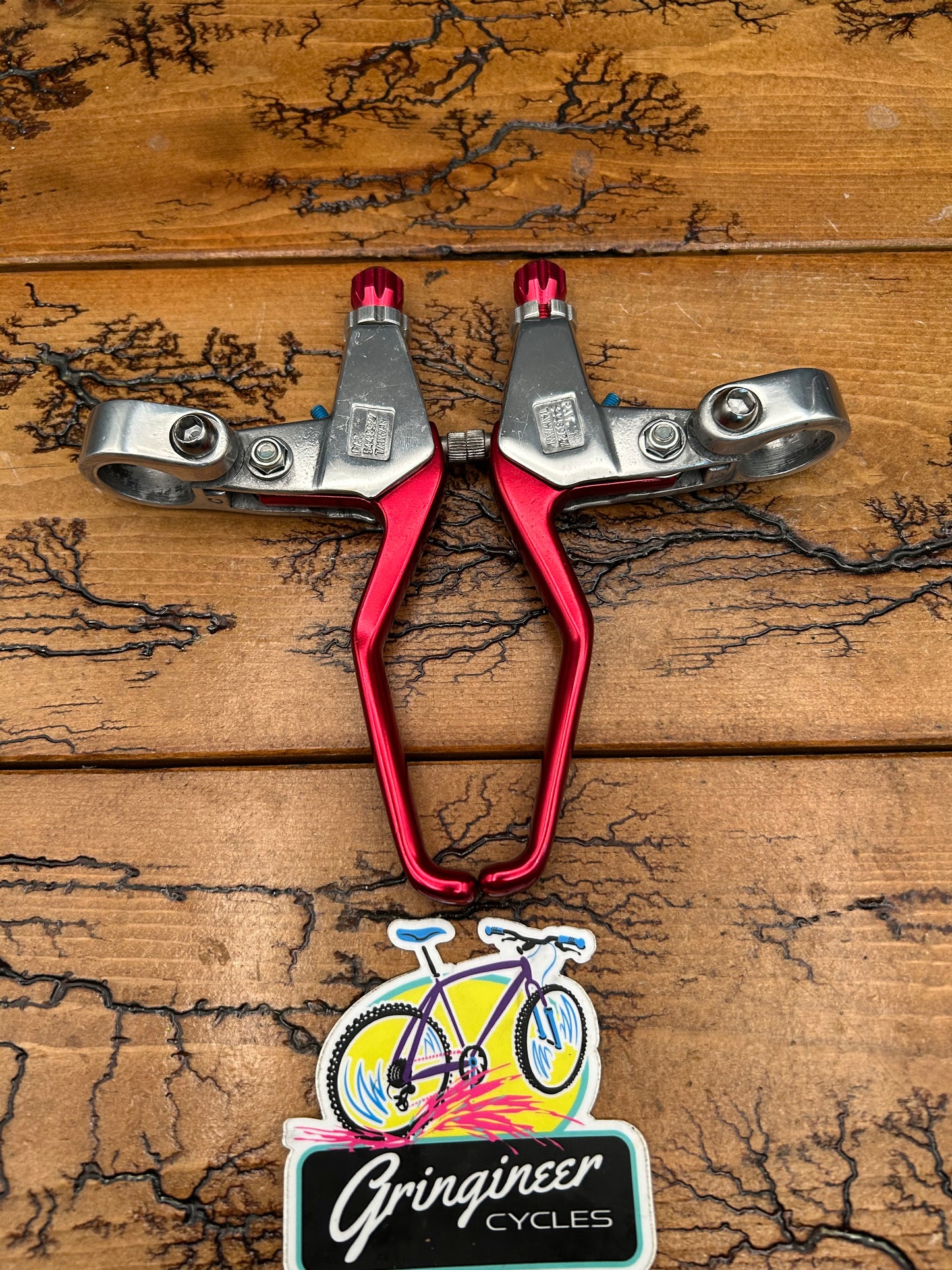 Avid SD-2.0 Red And Silver Brake Levers