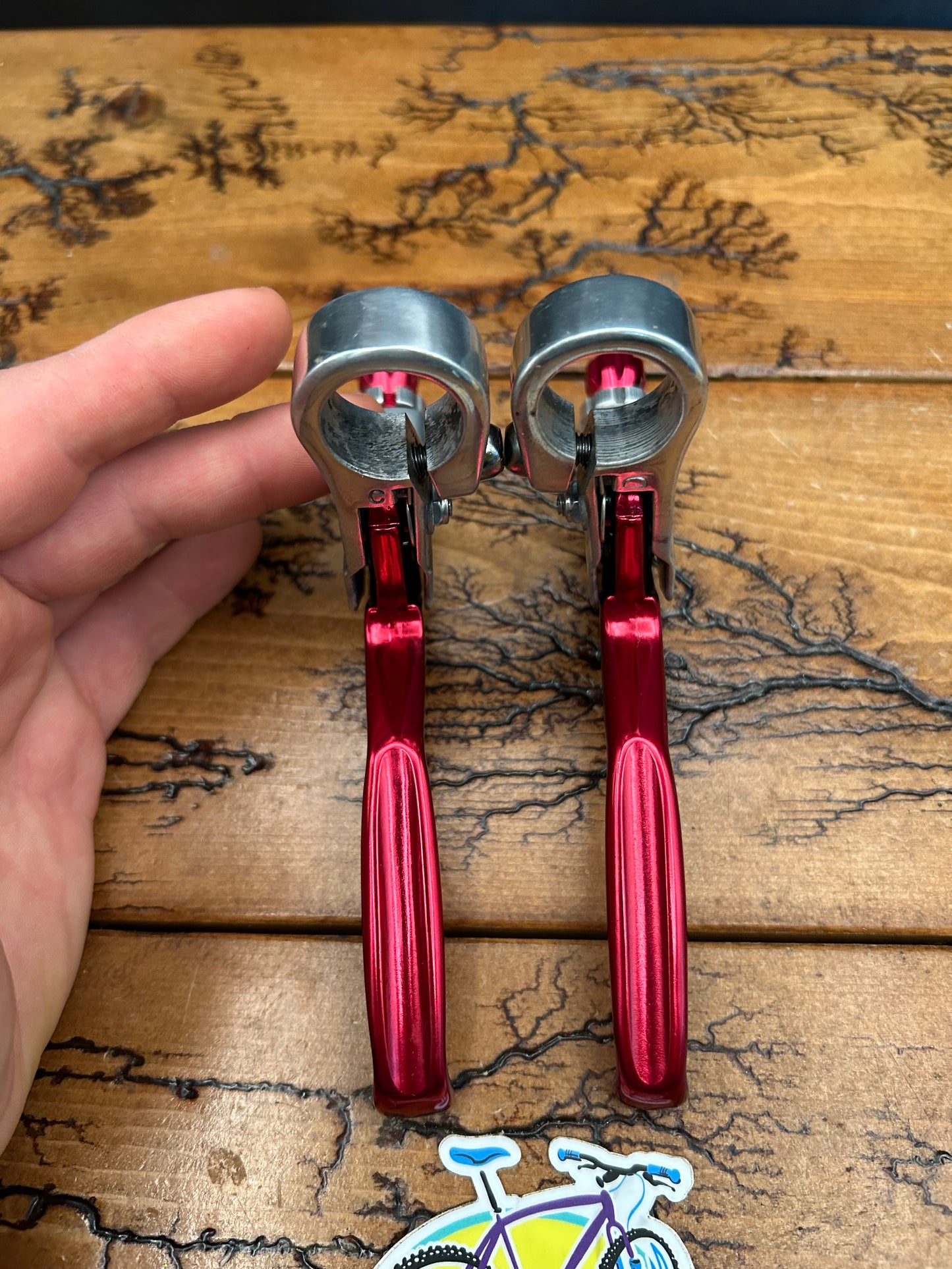 Avid SD-2.0 Red And Silver Brake Levers
