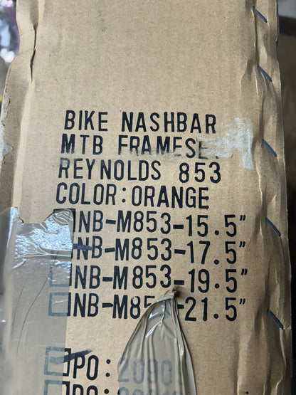 2006 17.5" Nashbar Signature 853 Frame NOS