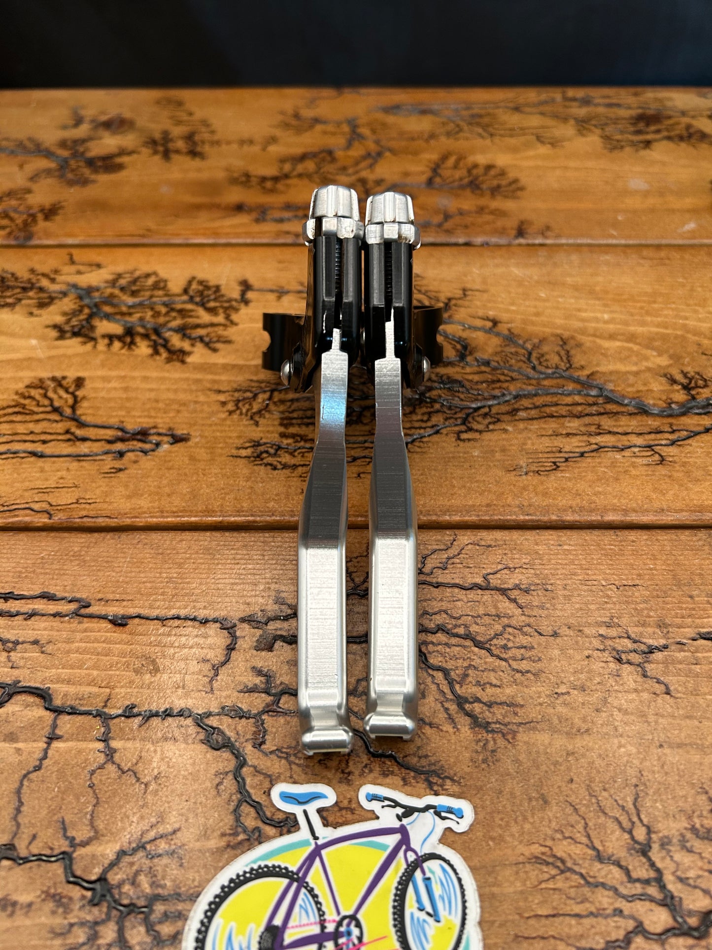 Precision Billet ProShift Black And Silver Brake Levers