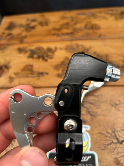 Precision Billet ProShift Black And Silver Brake Levers