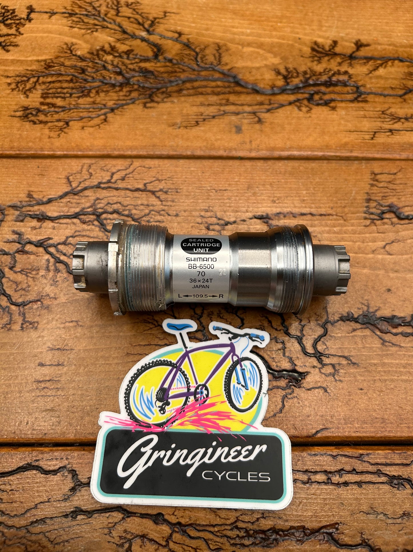 Shimano Ultegra BB-6500 109.5mm Italian Octalink V1 Bottom Bracket