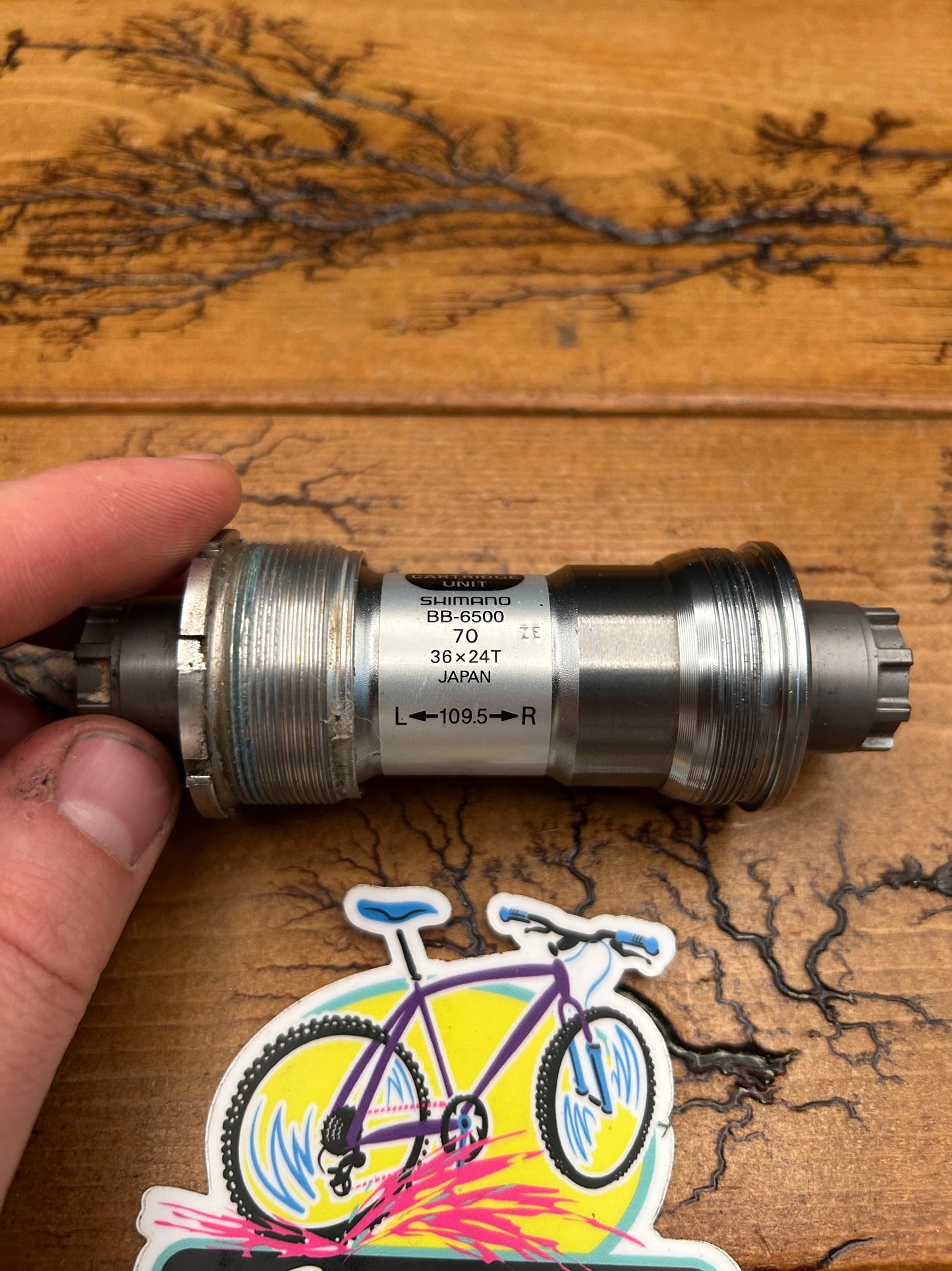 Shimano Ultegra BB-6500 109.5mm Italian Octalink V1 Bottom Bracket