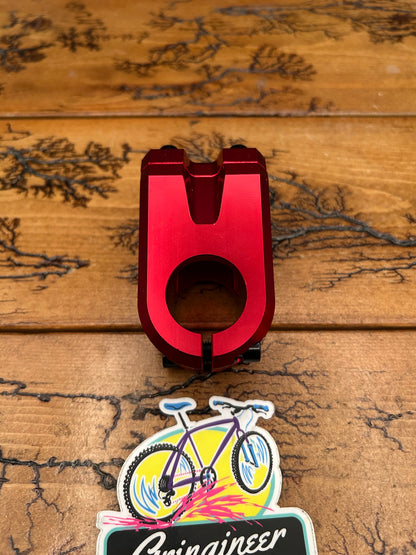 Azonic Barretta Red Anodized 45mm 31.8mm 1 1/8 Threadless Stem