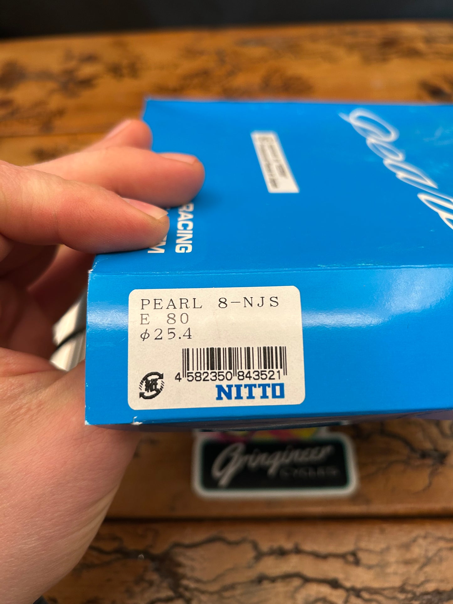Nitto Pearl 8 NJS 25.4mm 80mm 1 Inch Quill Stem NOS