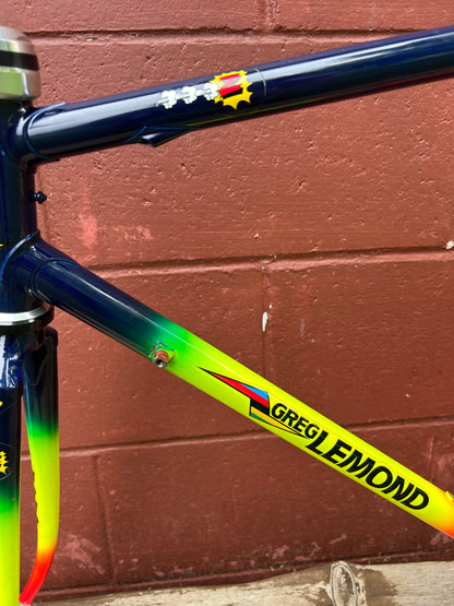 1990 53cm Greg Lemond Team Z Columbus TSX Road Bike Frameset