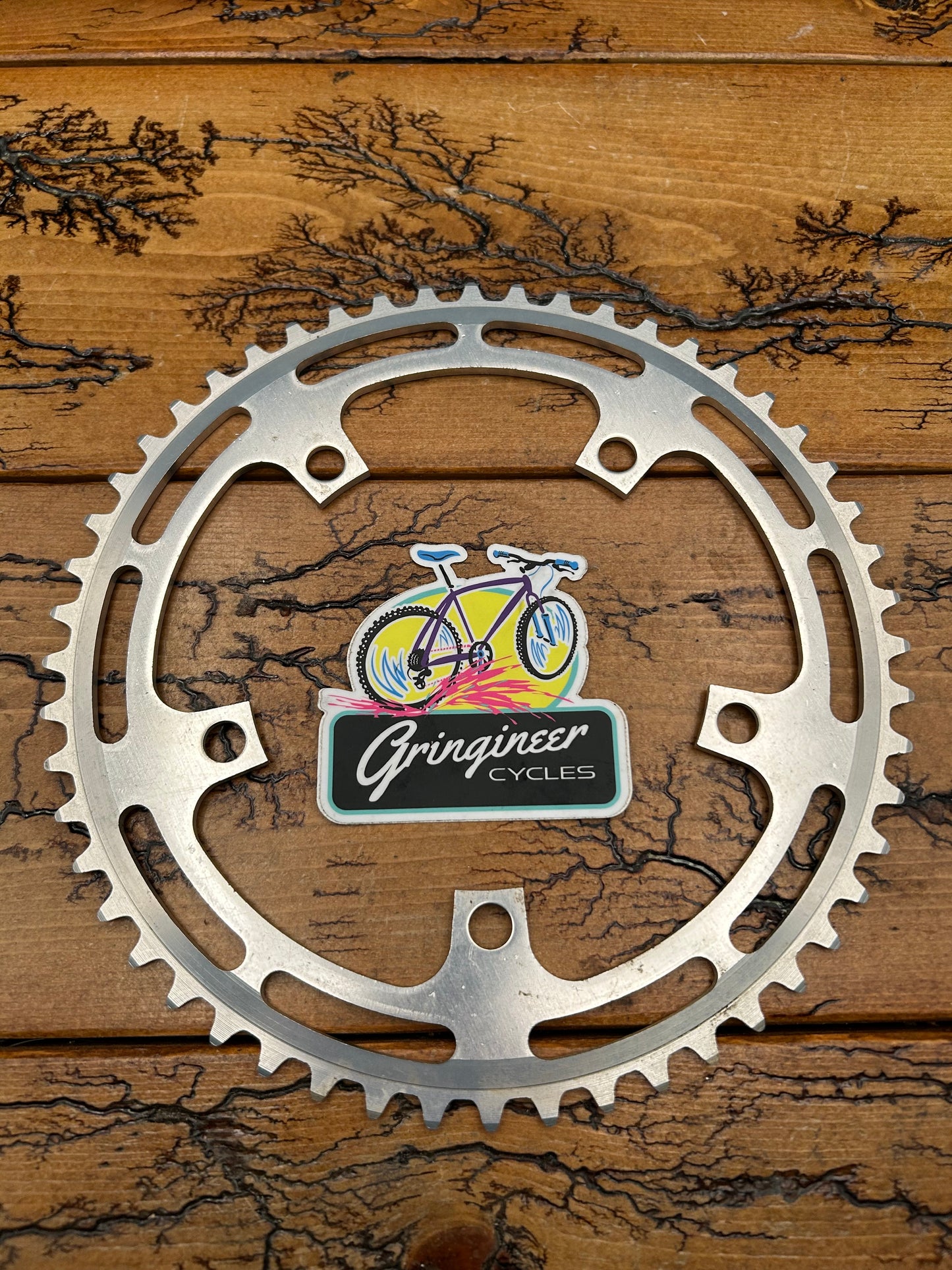 Shimano 52 Tooth 130 BCD 5 Bolt Drillium Chainring