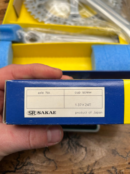 SR Sakae Royal-5 Super Light 52/42 170mm Crankset With Bottom Bracket NOS