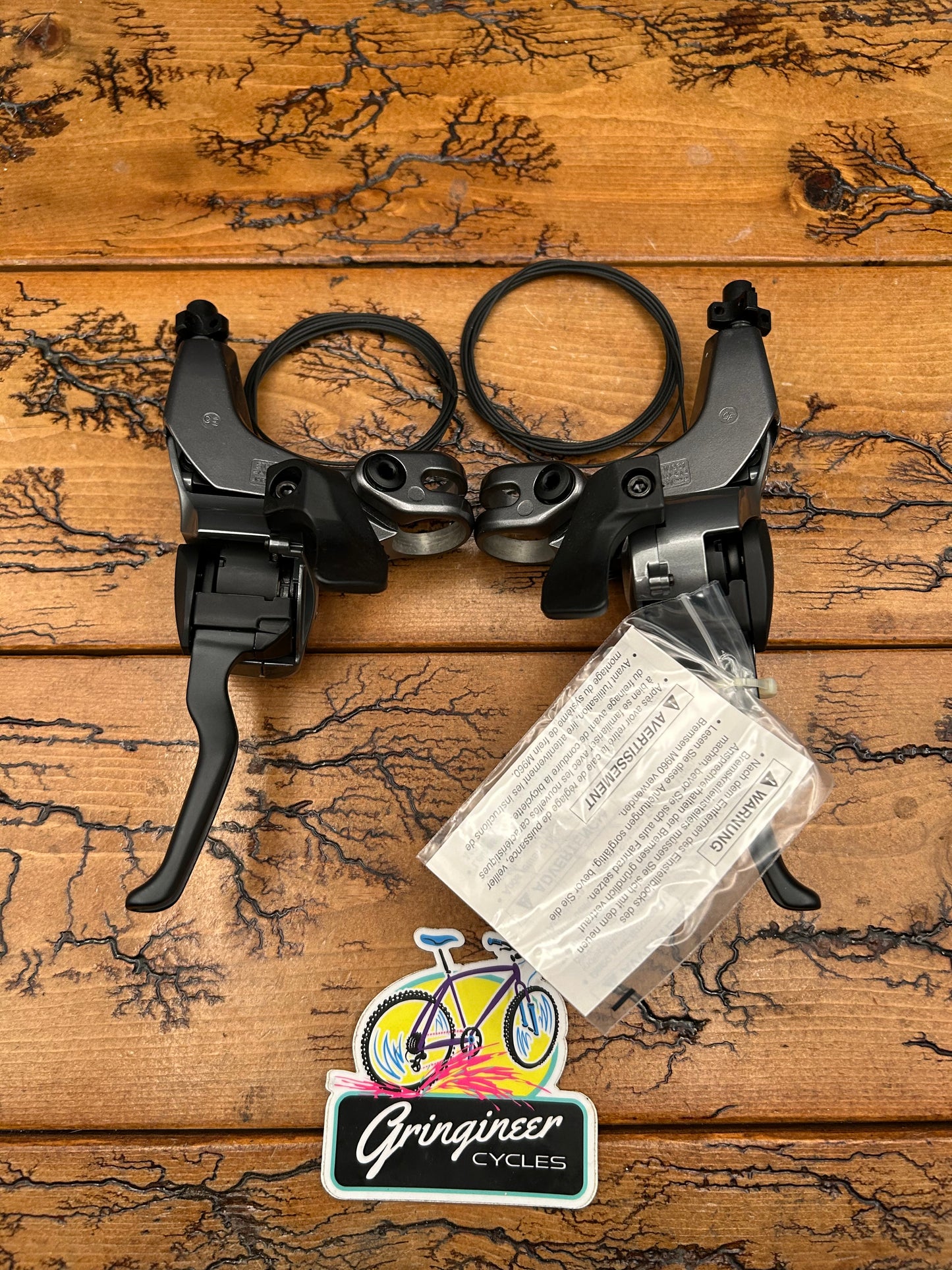 Shimano XTR ST-M961 9 Speed Dual Control Shifter Brake Levers NOS