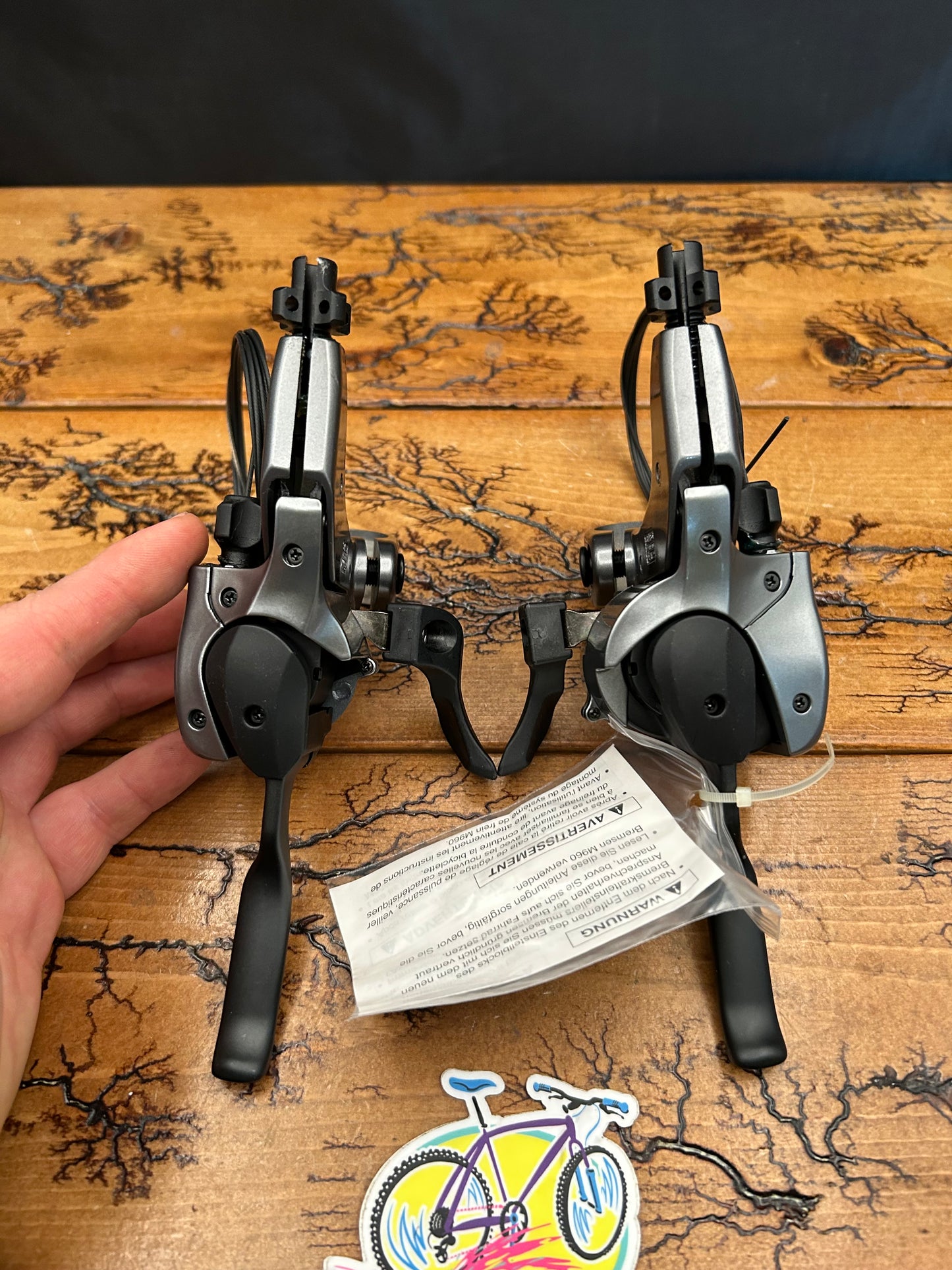 Shimano XTR ST-M961 9 Speed Dual Control Shifter Brake Levers NOS