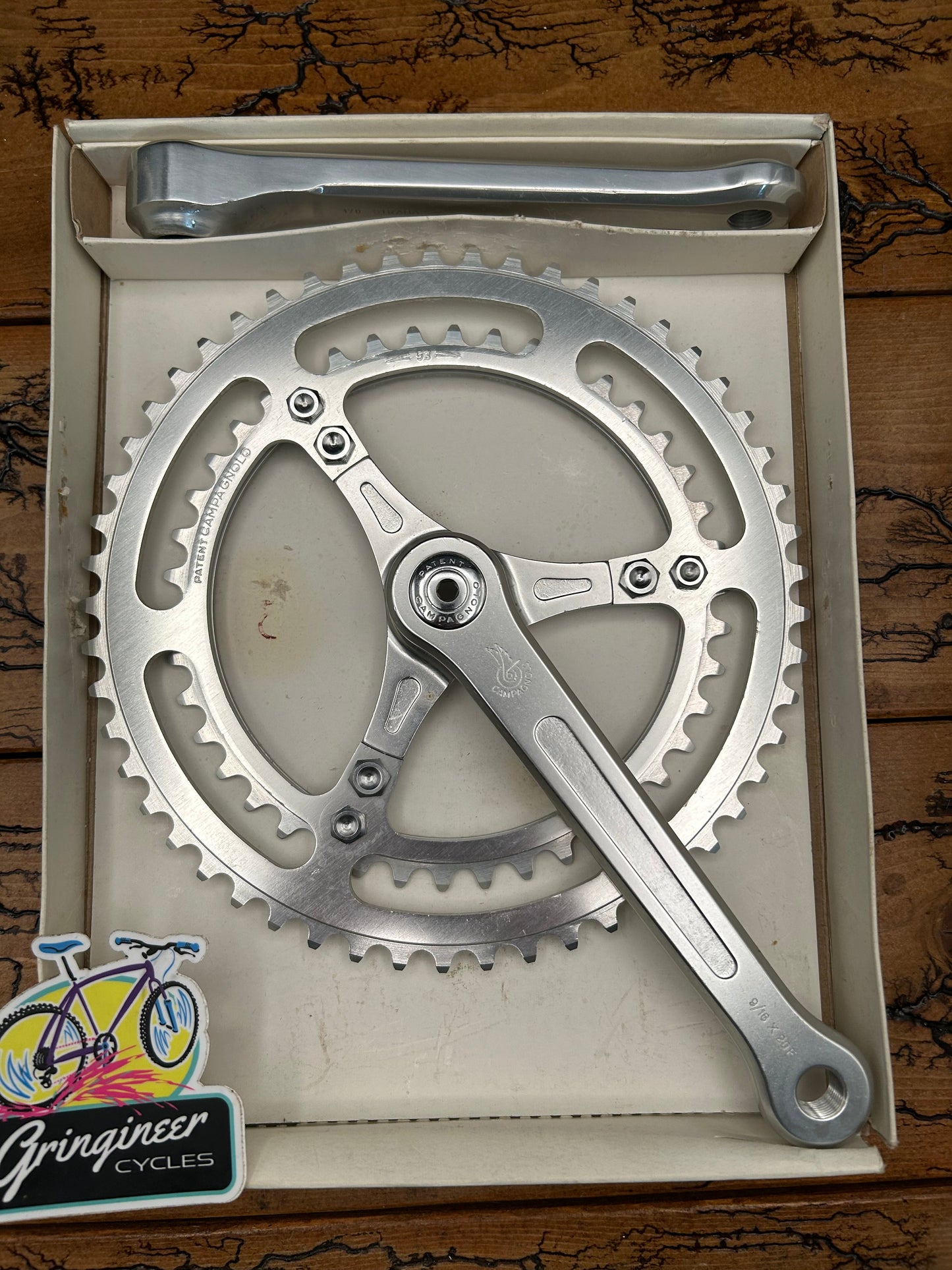 Campagnolo Gran Sport 3320/A 53/42 170mm Crankset NOS