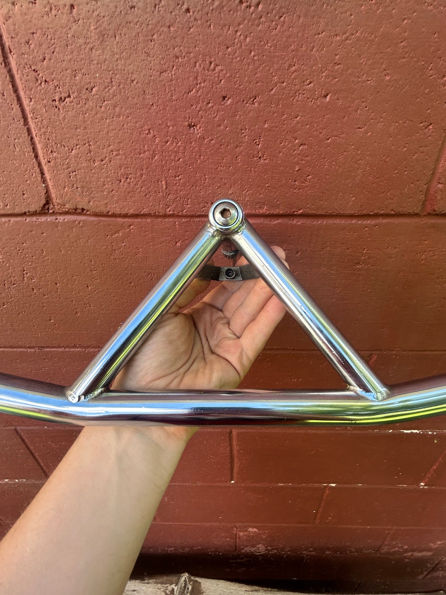 HL 695mm 1 Inch 21.1mm Chrome Bullmoose Handlebar