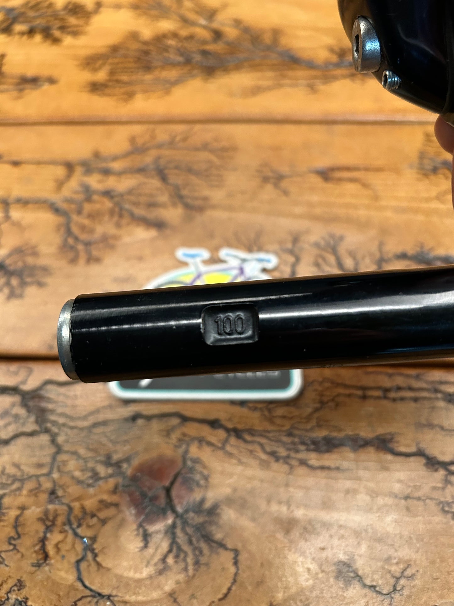 3TTT 100mm Black 25.4mm 1 Inch Quill Stem