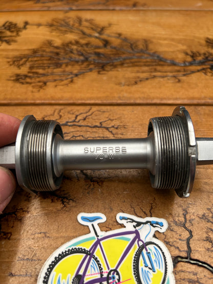 Suntour Superbe 70x115mm Italian Threaded Square Taper Bottom Bracket