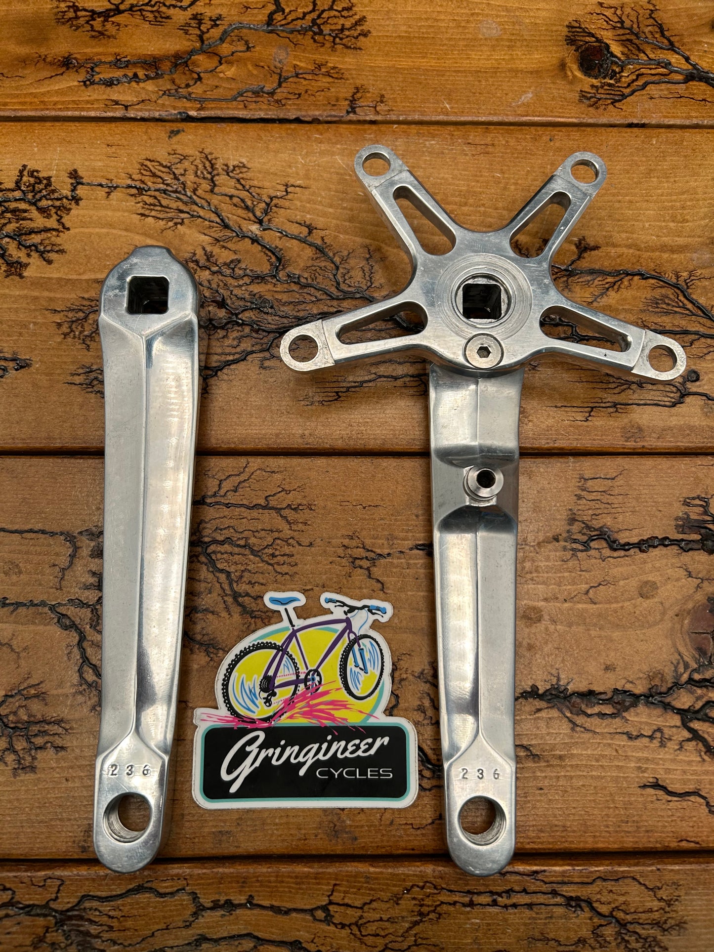 Sampson Stratics Double 130 BCD 172.5mm Crankset