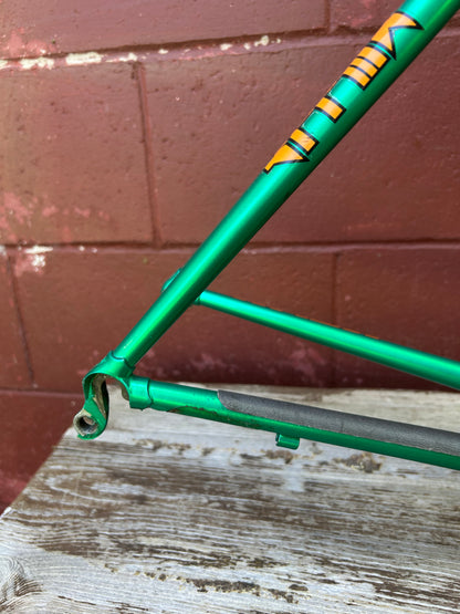 51cm Kelly Cyclocross Green Frameset With Stem