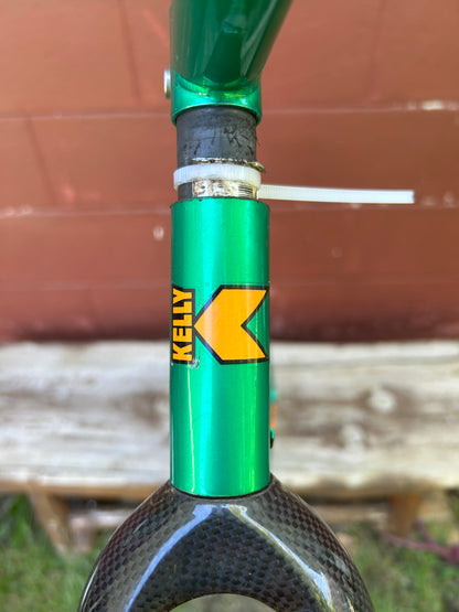 51cm Kelly Cyclocross Green Frameset With Stem