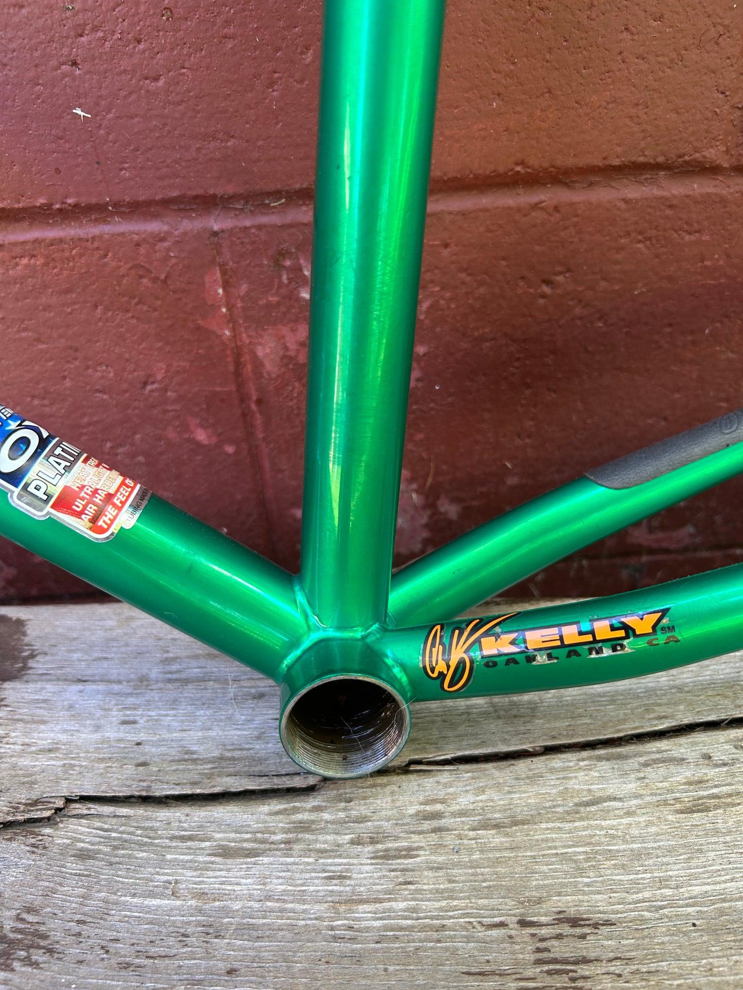 51cm Kelly Cyclocross Green Frameset With Stem