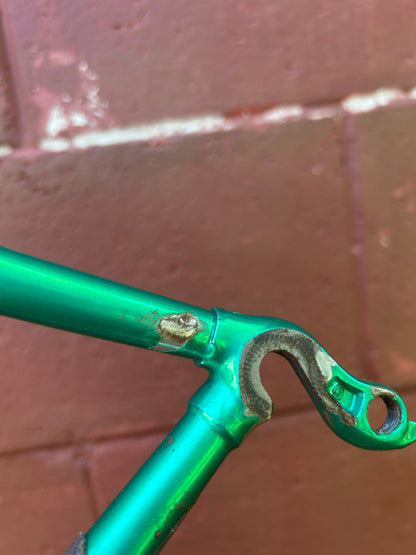 51cm Kelly Cyclocross Green Frameset With Stem