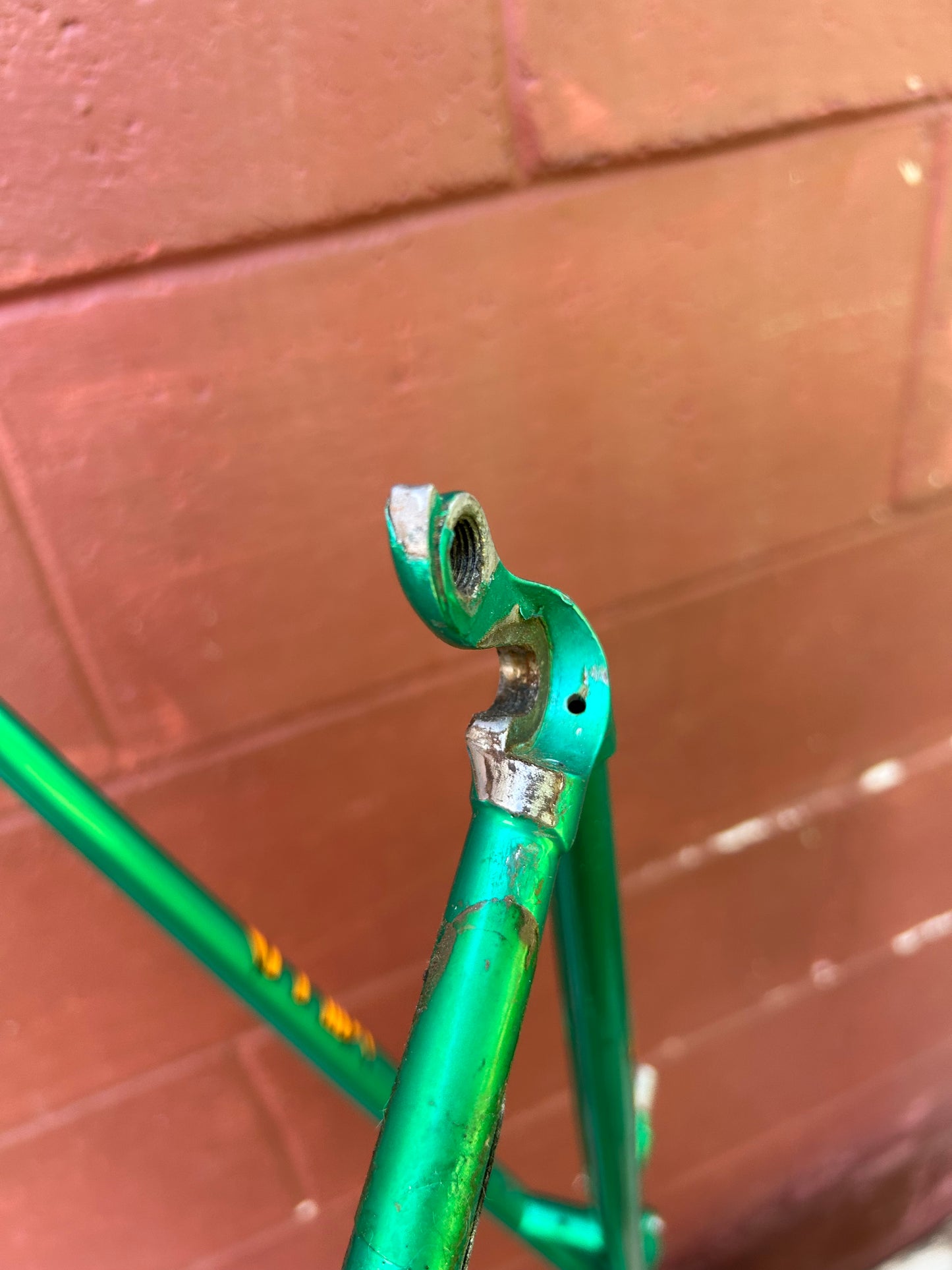 51cm Kelly Cyclocross Green Frameset With Stem