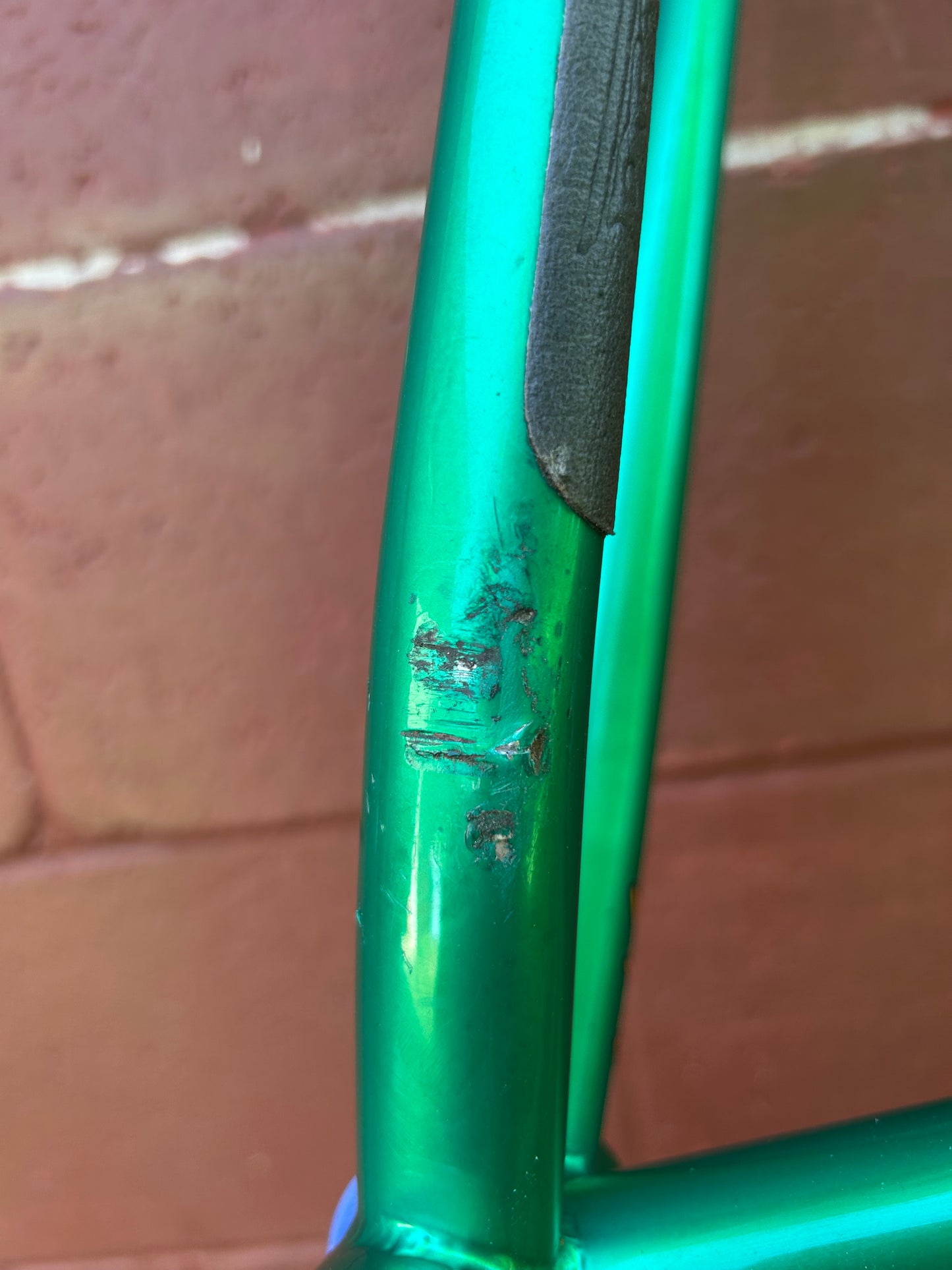 51cm Kelly Cyclocross Green Frameset With Stem