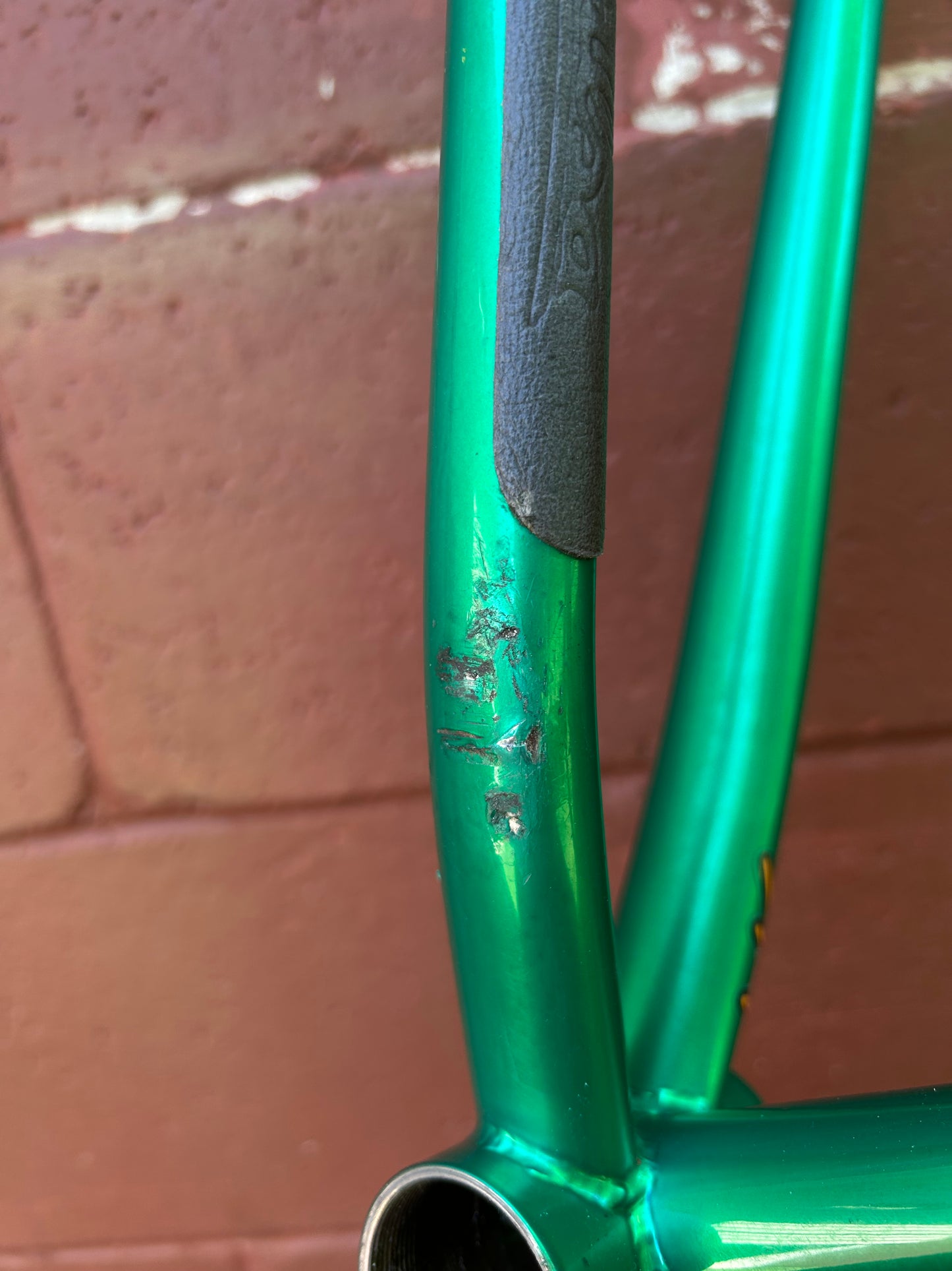 51cm Kelly Cyclocross Green Frameset With Stem