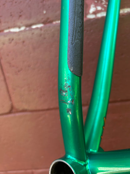 51cm Kelly Cyclocross Green Frameset With Stem