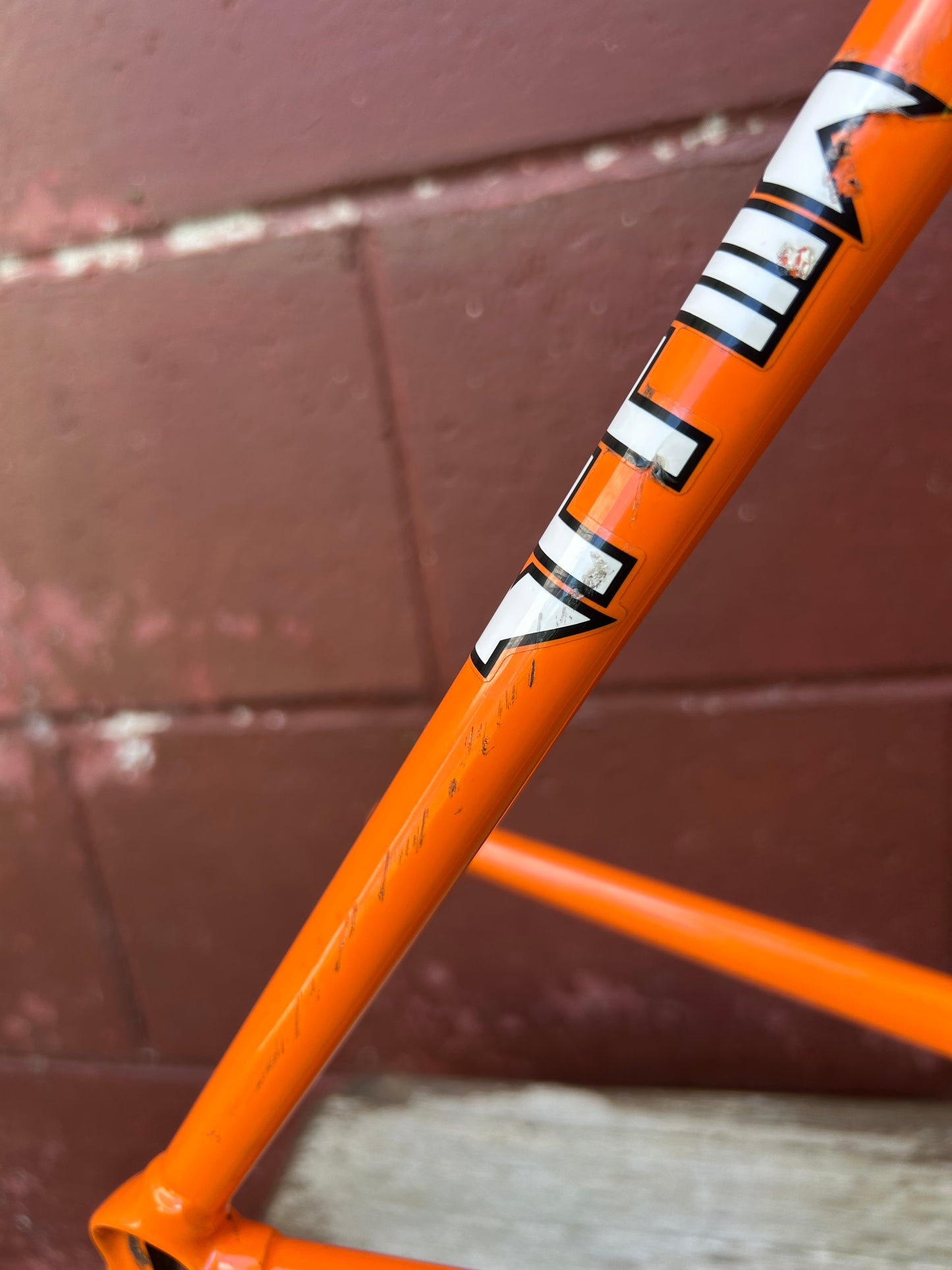 55cm Kelly Orange Road Bike Frameset