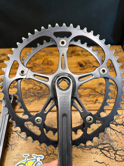 Galli Strada Gray Anodized 52/42 170mm Square Taper Crankset