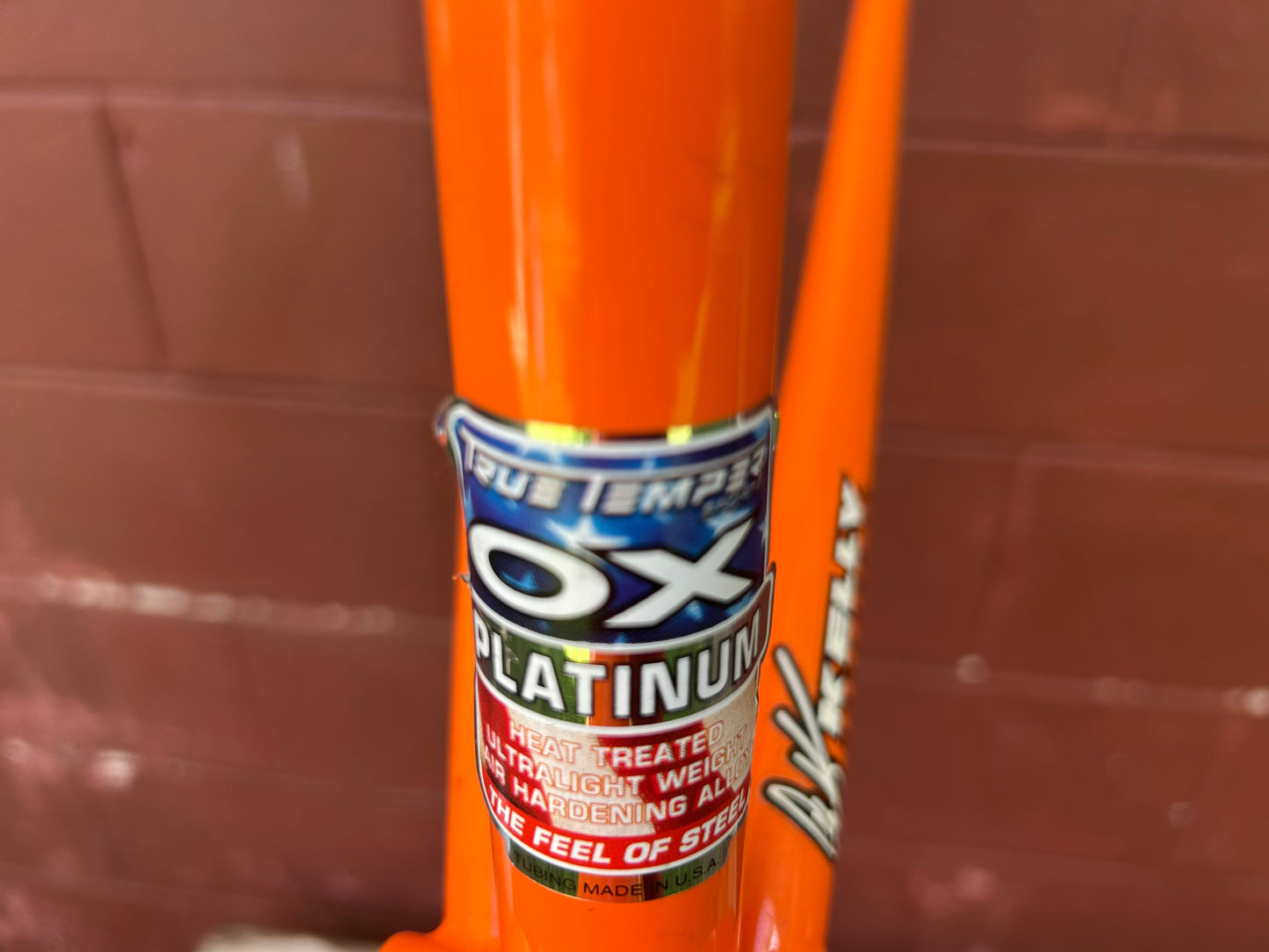 55cm Kelly Orange Road Bike Frameset