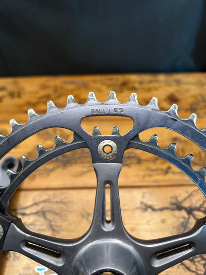 Galli Strada Gray Anodized 52/42 170mm Square Taper Crankset