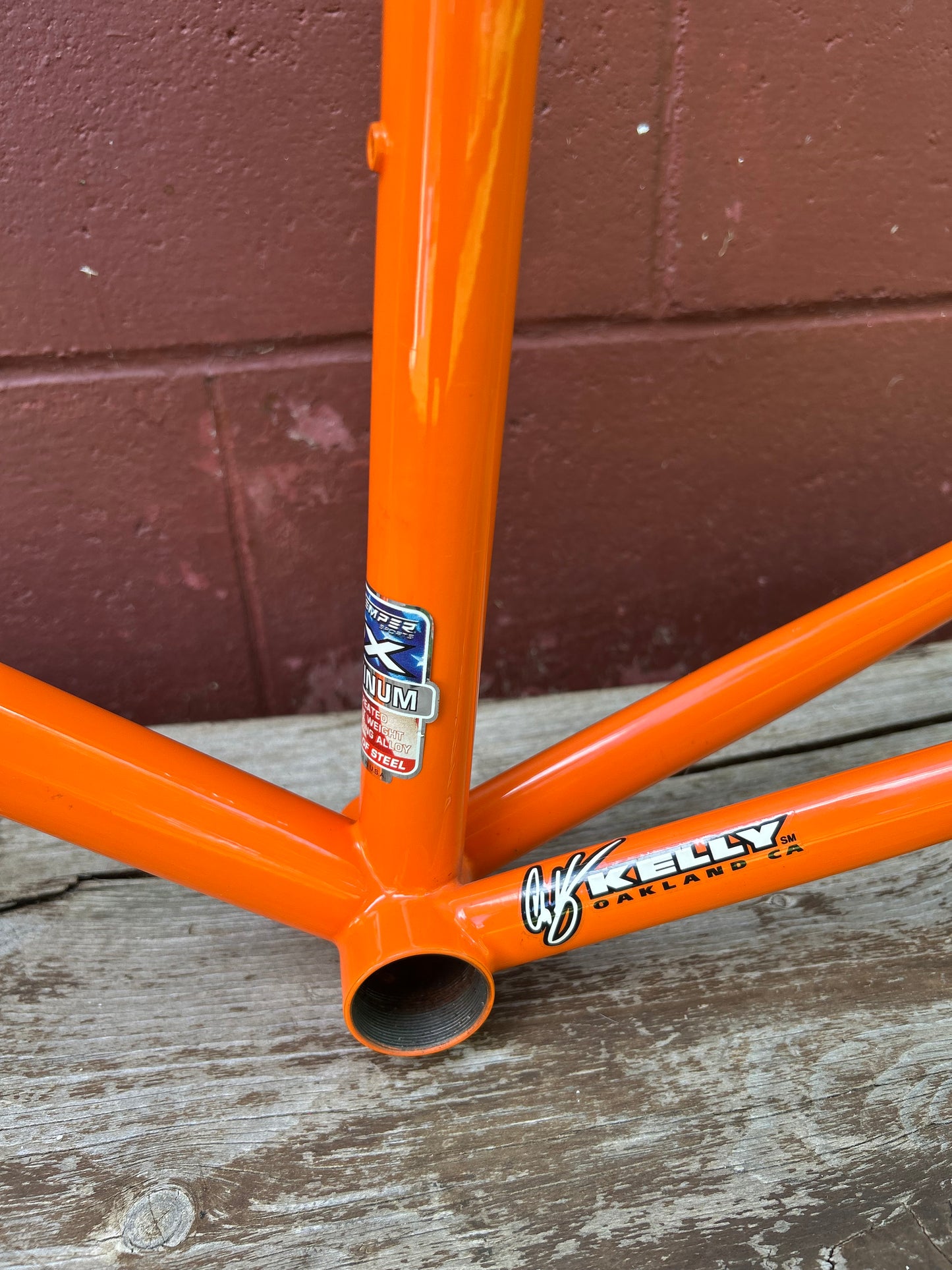 55cm Kelly Orange Road Bike Frameset