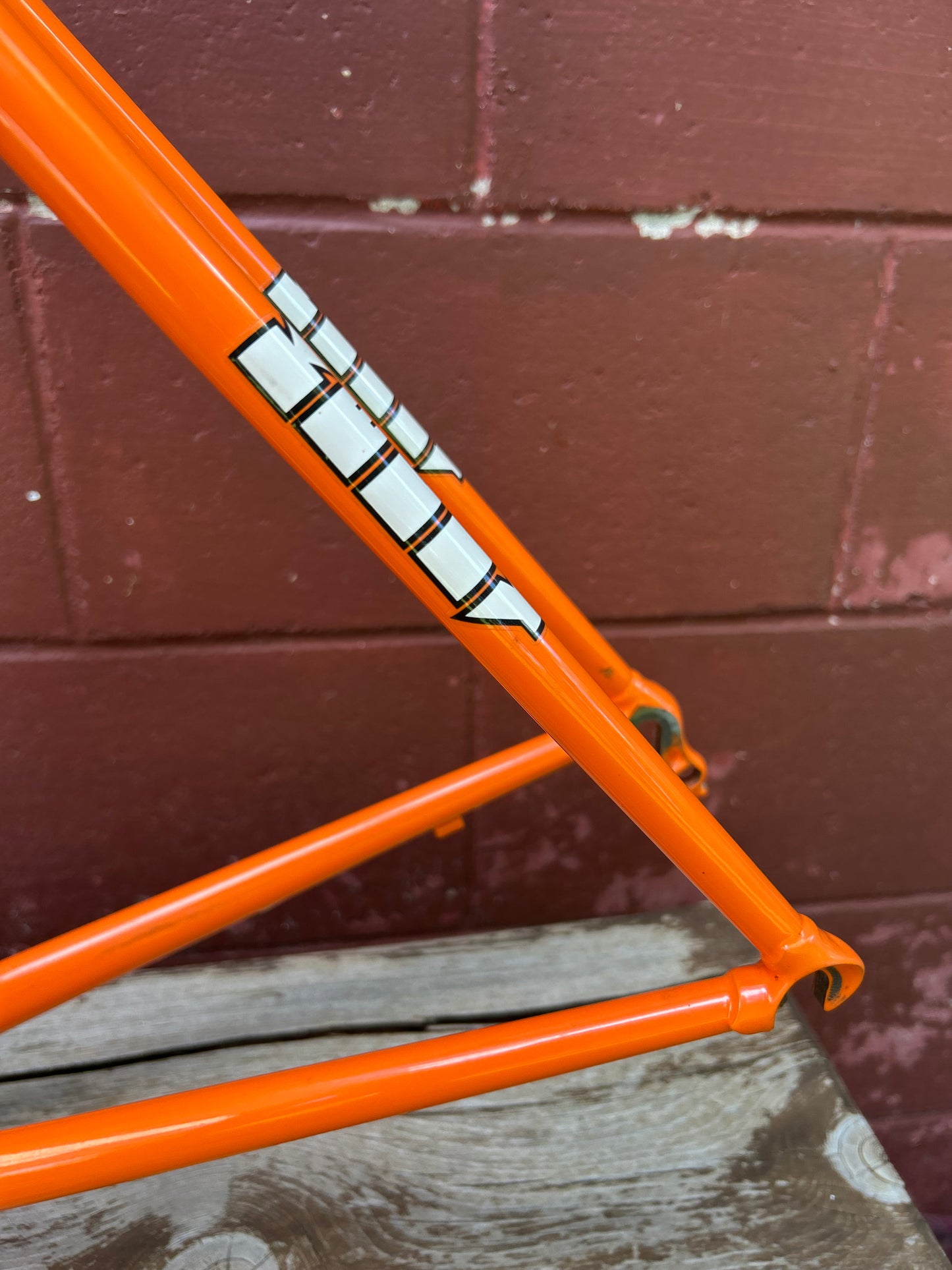 55cm Kelly Orange Road Bike Frameset