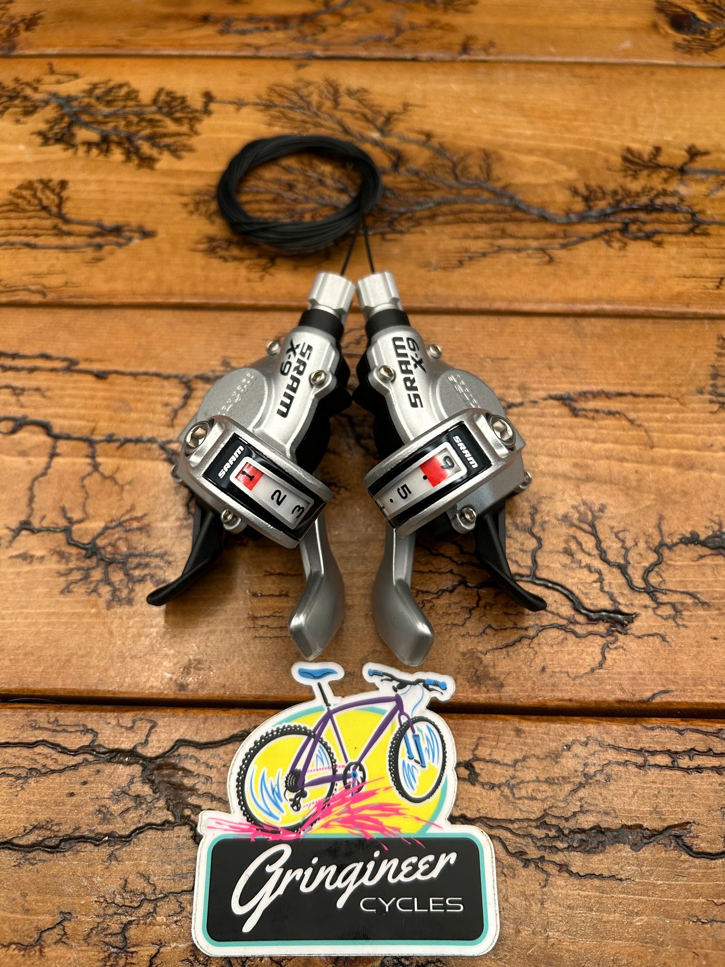 SRAM X9 3x9 Trigger Shifters NOS