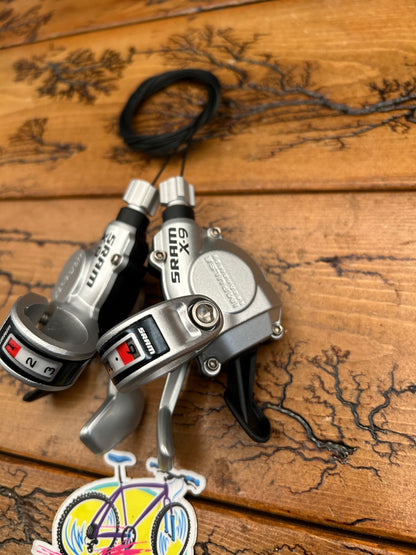 SRAM X9 3x9 Trigger Shifters NOS
