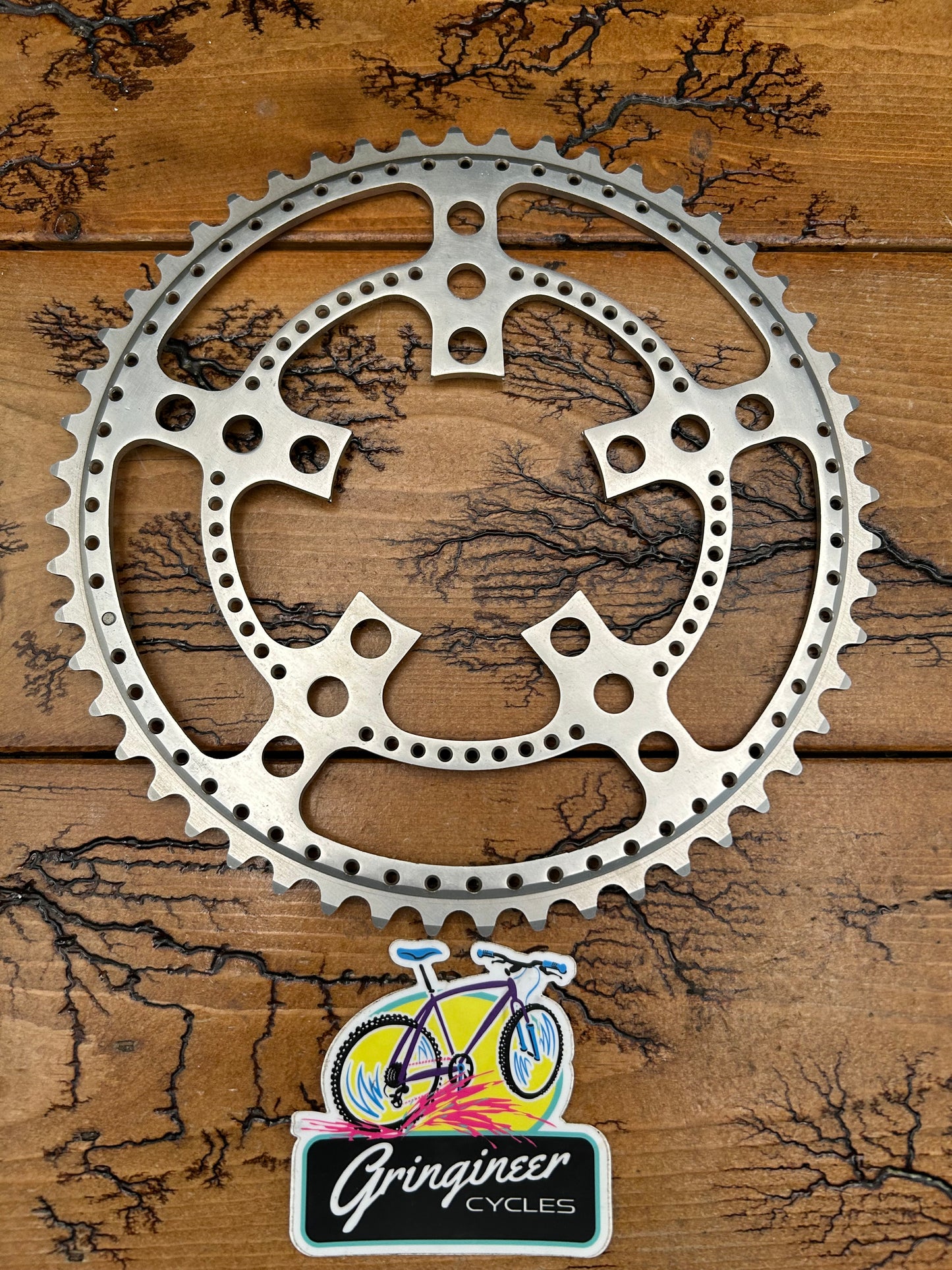 Stronglight 52 Tooth 5 Bolt 86 BCD Drillium Chainring