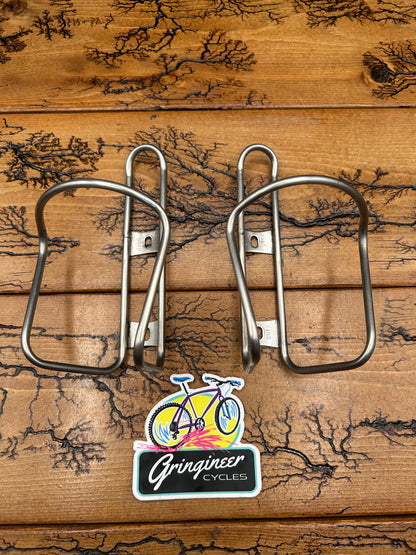 King Cage Stainless Steel Water Bottle Cages Set of 2